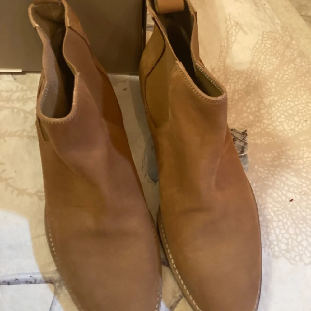 Jenni Kayne Tan Ankle Boots, 39 - Picture 3 of 6